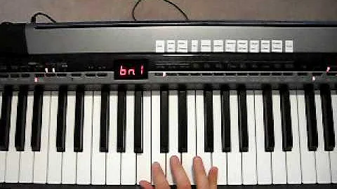 How To Play Bm chord on Piano