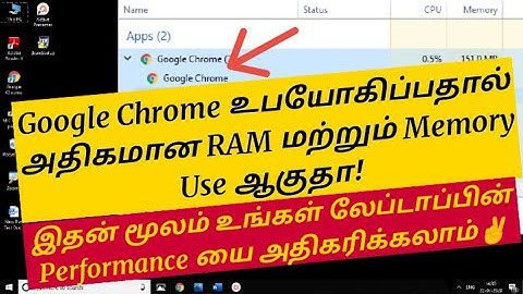 How to fix High Memory Usage in google chrome on Windows 10/7/8 | Tamil | RAM Solution