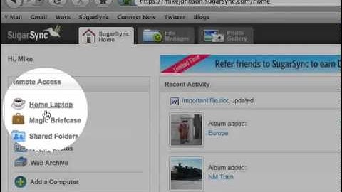 SugarSync: How to Backup and Access your Data