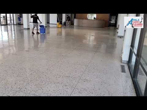 Video: Maaari mo bang i-wax ang isang terrazzo floor?