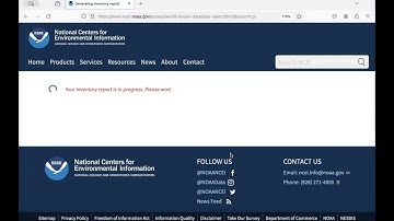 Downloading oceanographic data from NOAA