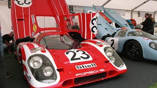 Porsche 917K warm up , Porsche75 Pits | Goodwood FOS 2023