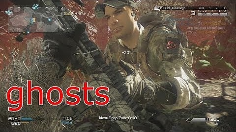 PS4 call of duty ghosts drop zone gameplay