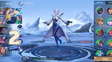 Mobile legends: Bang bang - Gameplay walkthrough part 2 - Eudora (Android, ios)