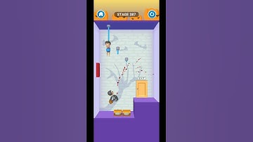 rescue cut level 387 || IOS Android gameplay