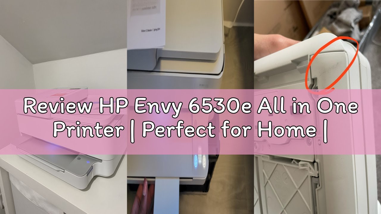 Review HP Envy 6530e All in One Printer | Perfect for Home | Colour | Wireless | Print, Scan & Copy