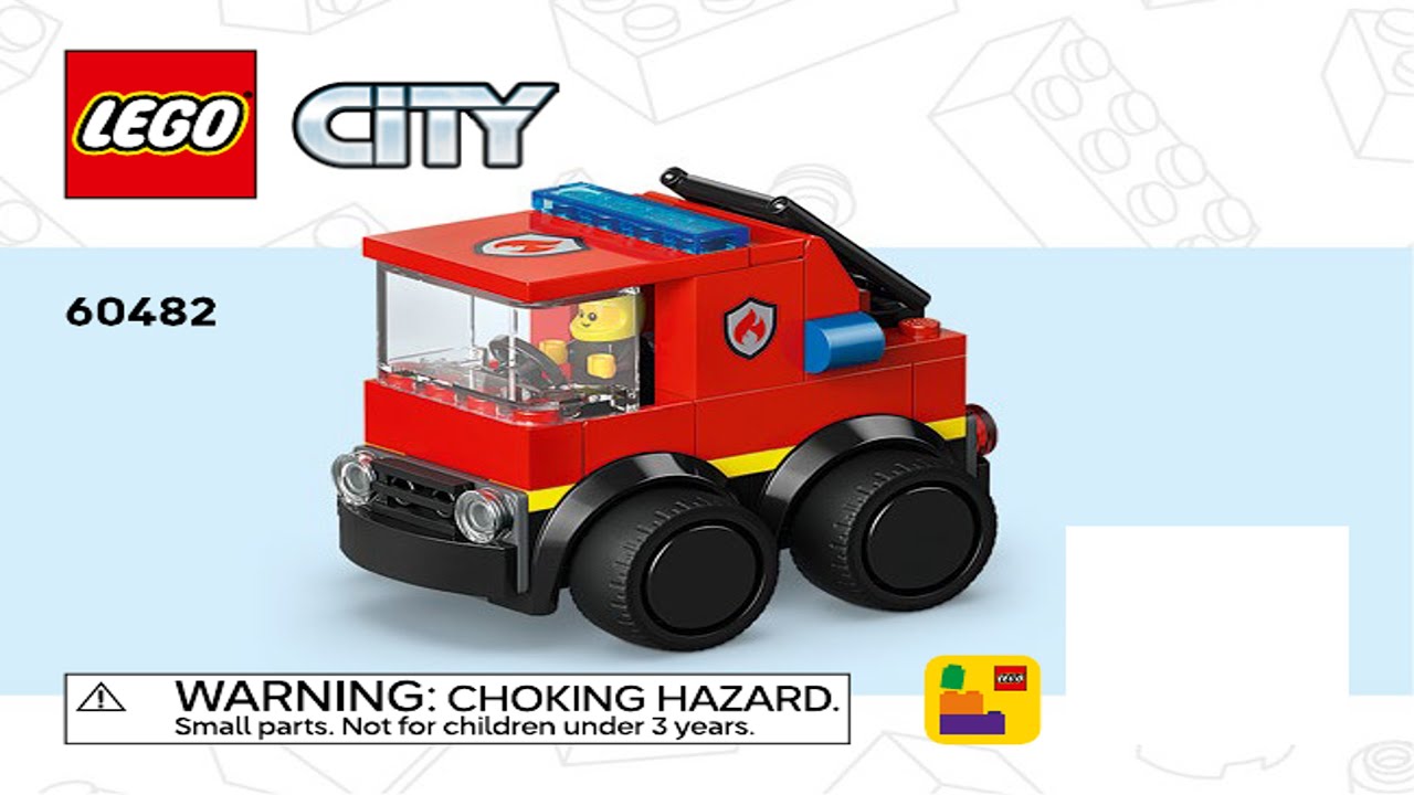 City - Fire Engine - Rides LEGO instructions