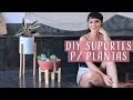 DIY 2 Suportes p/ Plantas ! Fácil de fazer!