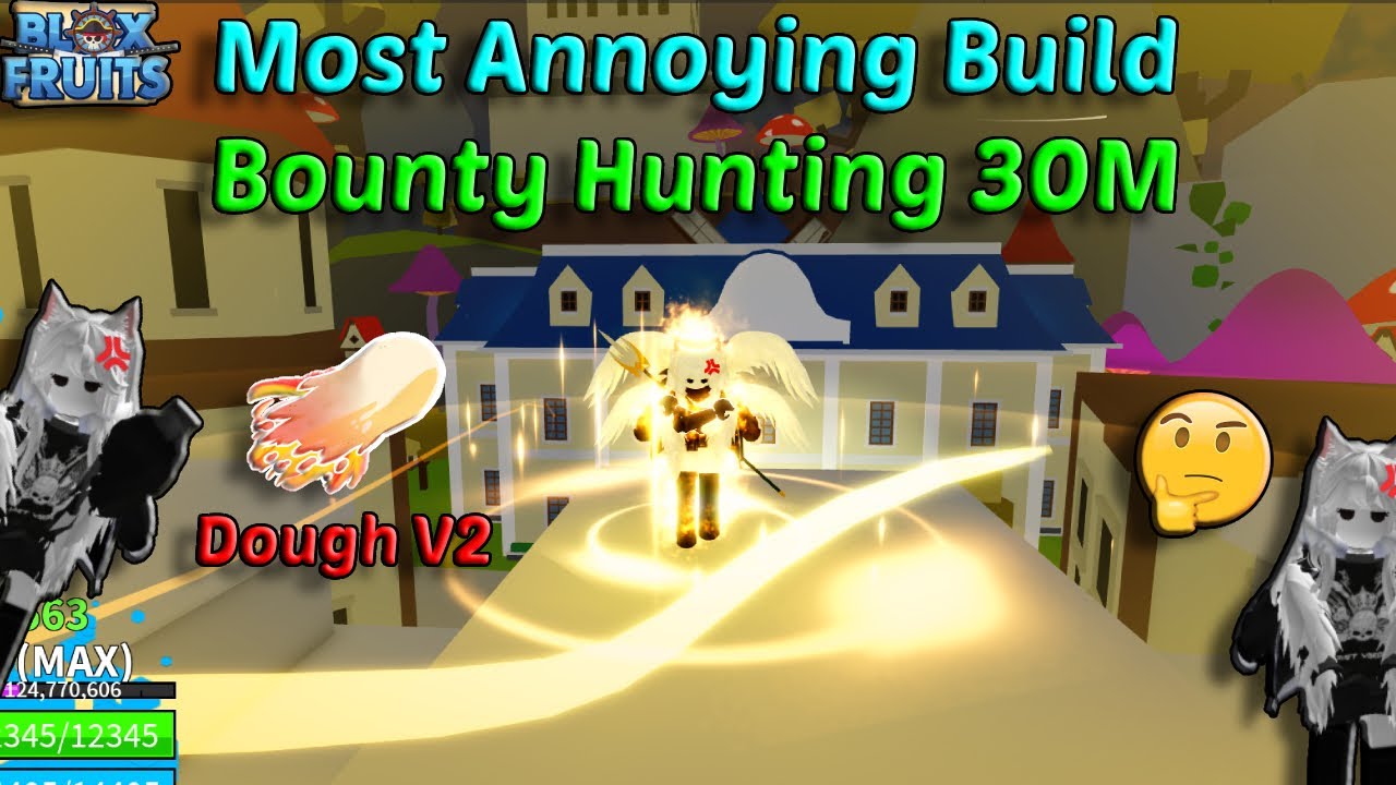 Highlights 30M Rumble V2 + God Human + CDK (Blox Fruits Bounty Hunting) No  Counter Build 