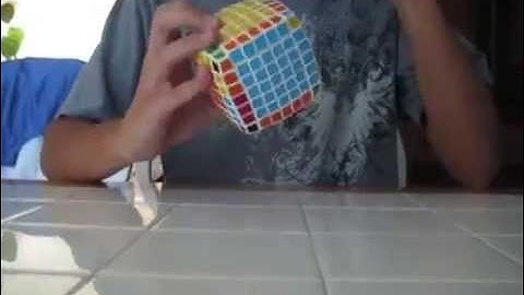 V Cube 7x7x7 Solve- Part 2: Edges