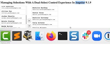 Managing Selections With A Dual-Select Control Experience In Angular 9.1.9