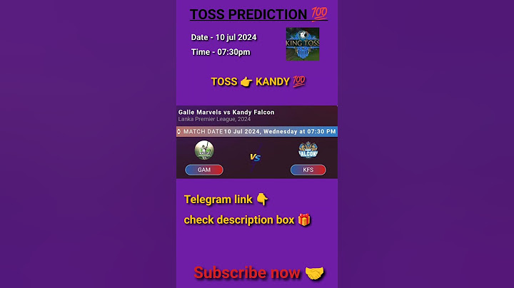 Kandy vs Galle Marvels toss prediction | today toss prediction 😍 | Lanka premier league 2024