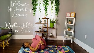 Reclined Cow Face Pose screenshot 2