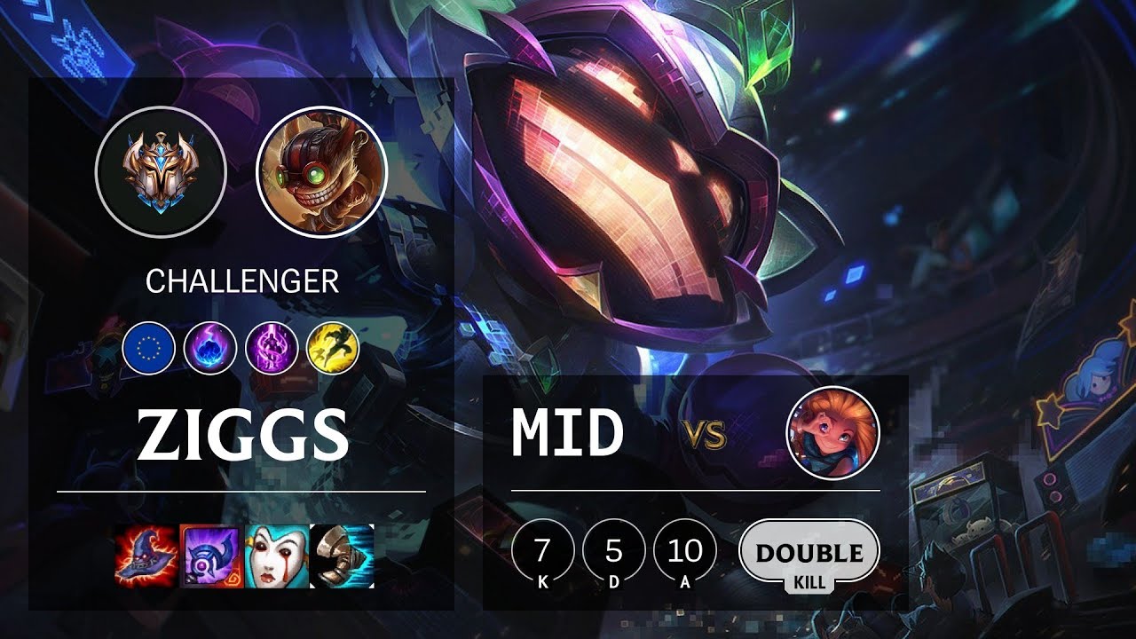 Ziggs Mid vs Zoe - EUW Challenger Patch 10.4