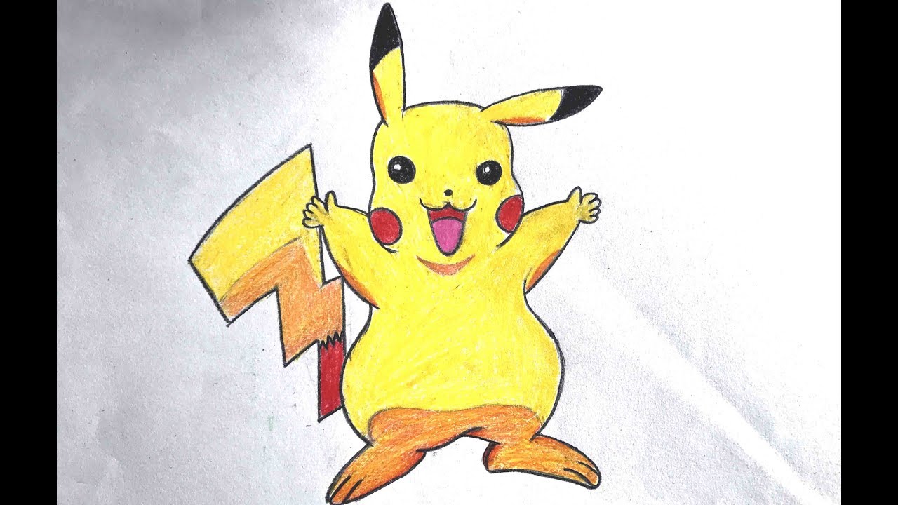grafite do pikachu  Pikachu drawing, Easy pokemon drawings, Easy drawings