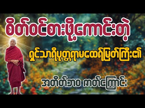 စိတ်ဝင်စားဖို့ကောင်းတဲ့ ရှင်သာရိပုတ္တရာမထေရ်မြတ်ကြီး၏အတိတ်ဘ၀ဇာတ်​ကြောင်း တရားတော် - ပါချုပ်ဆရာတော်