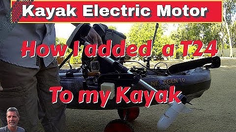 Watersnake Trolling motor T24 mounting on Nexgen 10 Kayak how too