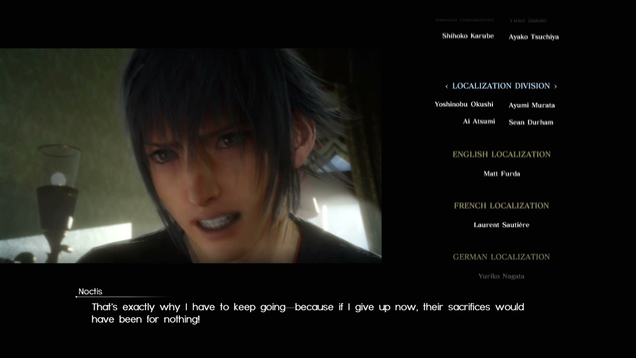 Final Fantasy XV (PS4) Episode Ignis - Ending and Credits