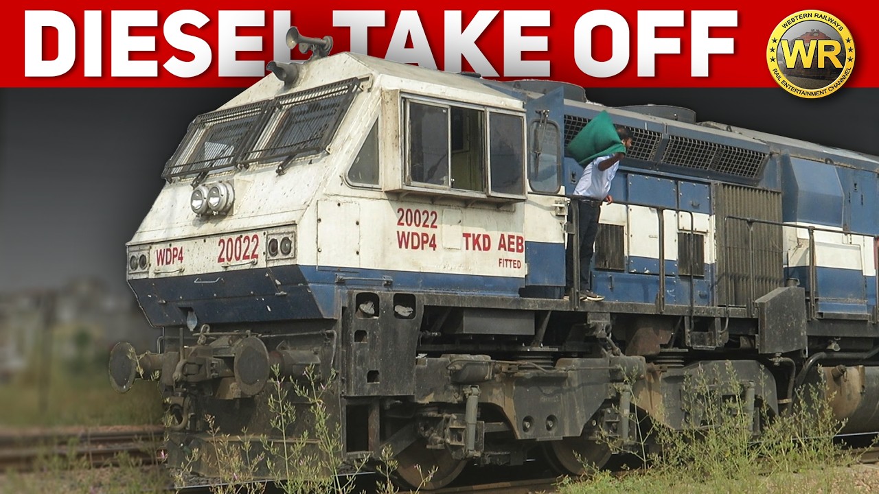 Diesel Trains Take Off | Crazy Acceleration by Diesel Monsters | Indian Railways