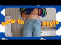 how to style baggy jeans