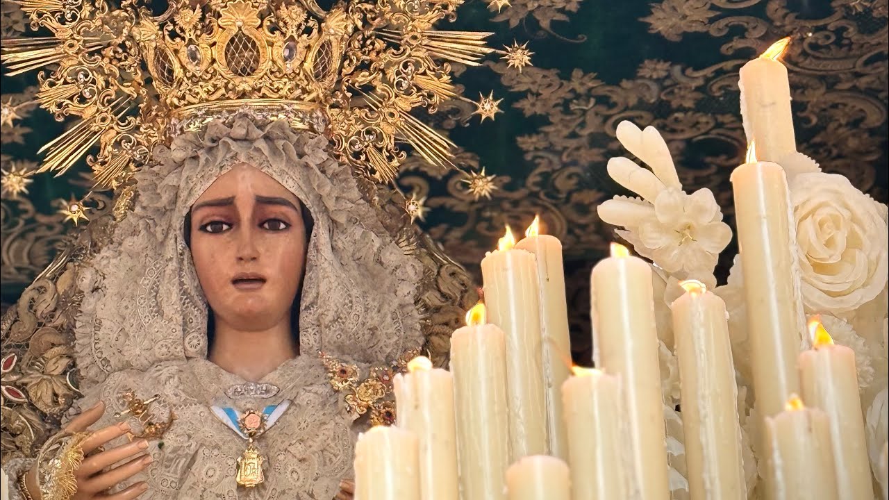 [4K] Salida de la Virgen de la Esperanza en la Magna Mariana de Huelva 2025