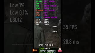 RTX 3090 BENCHMARK AVG FPS - 14 #PCCraft #GamingPC2026 #RTX5090 #PCBuild #shorts #viral #rtx4090