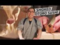 How Sushi Master Hisashi Udatsu Makes Smoked Otoro at His Tokyo Restaurant — Omakase