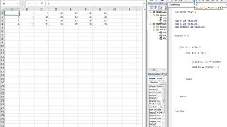 LLENAR MATRIZ 4X7 FxC EN EXCEL con VBA
