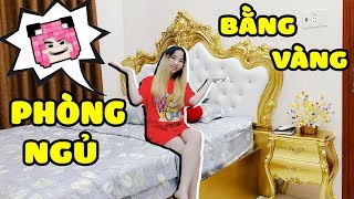 THỬ THÁCH ĐI TÌM NHÀ CỦA MỀU CHANNEL NGOÀI ĐỜI*MỀU KHOE PHÒNG NGỦ BẰNG VÀNG VÀ KIM CƯƠNG SIÊU KHỦNG