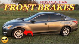 How To Replace Front Brakes On A Nissan Altima - Changing Brake Pads And Rotors On A Nissan Altima