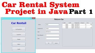 Car Rental System Project in Java Part 1