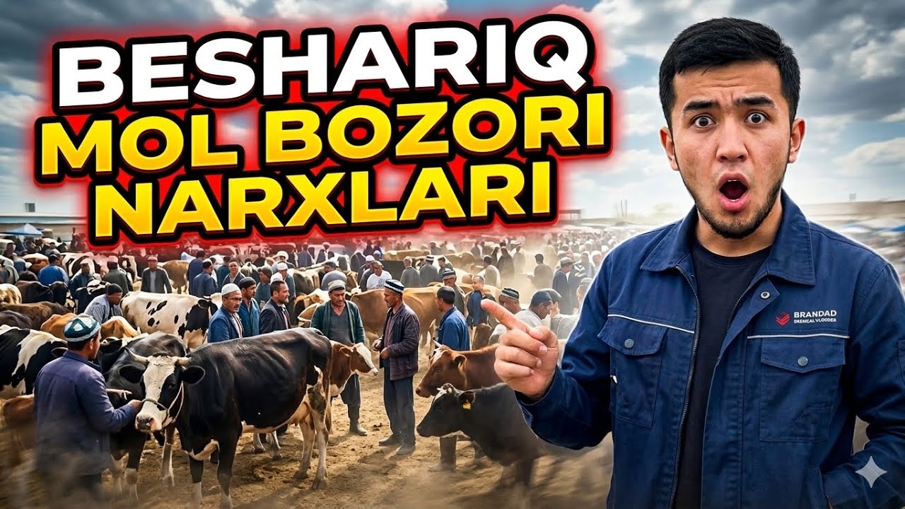 🔥 Beshariq Mol Bozori Bugungi Narxlar | ENA bola va BUG’OZ mollar narxlari.08.03.2026.