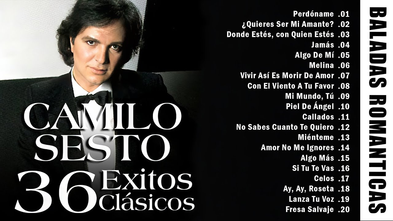 Camilo Sesto grandes éxitos ~ Las Mejores Baladas Románticas de los 80 y 90 ~ Baladas Romanticas Camilo Sesto grandes éxitos ~ Las Mejores Baladas Románticas de los 80 y 90 ~ Baladas Romanticas