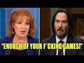 Joy Behar Shocked As Keanu Reeves Delivers Savage Response On Live TV