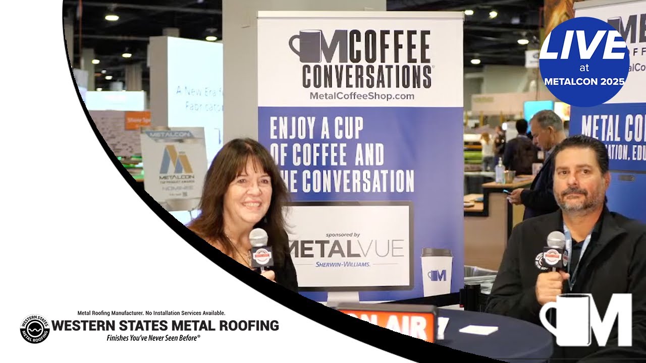 Live from METALCON with Western States Metal Roofing! - YouTube