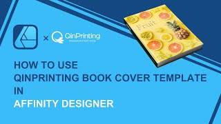 How to Use QinPrinting Book Cover Template in Affinity Designer | QinPrinting
