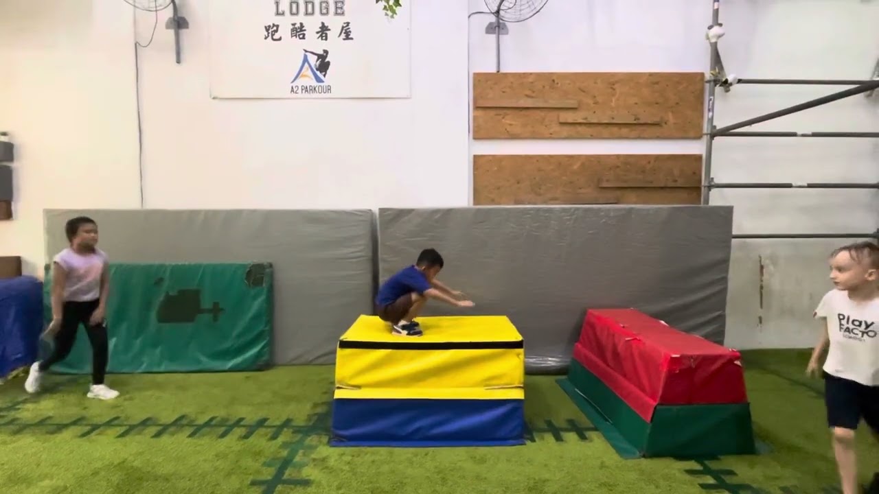 Learning Gap Sapien - Kids Class | Parkour Singapore | A2 Parkour