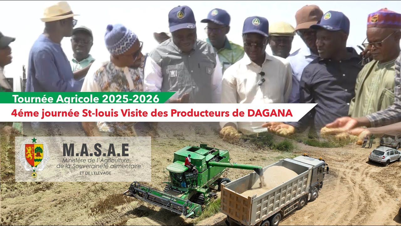MASAE Tournée Agricole 2025-2026 4éme journée Visite des Producteurs de DAGANA
