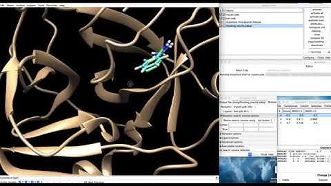 Saving Autodock VIna Docked Complex Model in Chimera