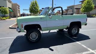 1975 K5 Chevy Blazer, Willoway Green, Mint K5