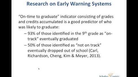 Using Resiliency as an Early Warning Indicator SD clip9