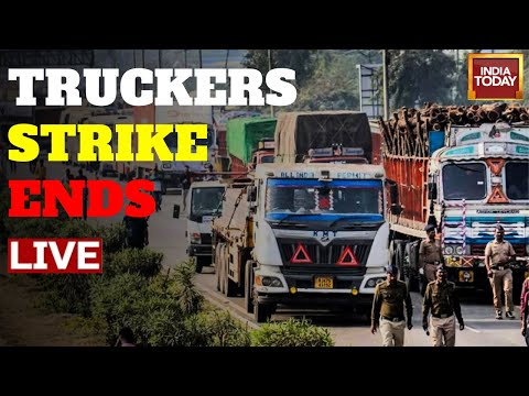 Truckers' Protest LIVE News:  Protest Against New Hit And Run Law; Truck, Bus Drivers Block Highways