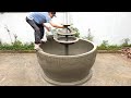 Make a fish bowl with a 3-tier fountain