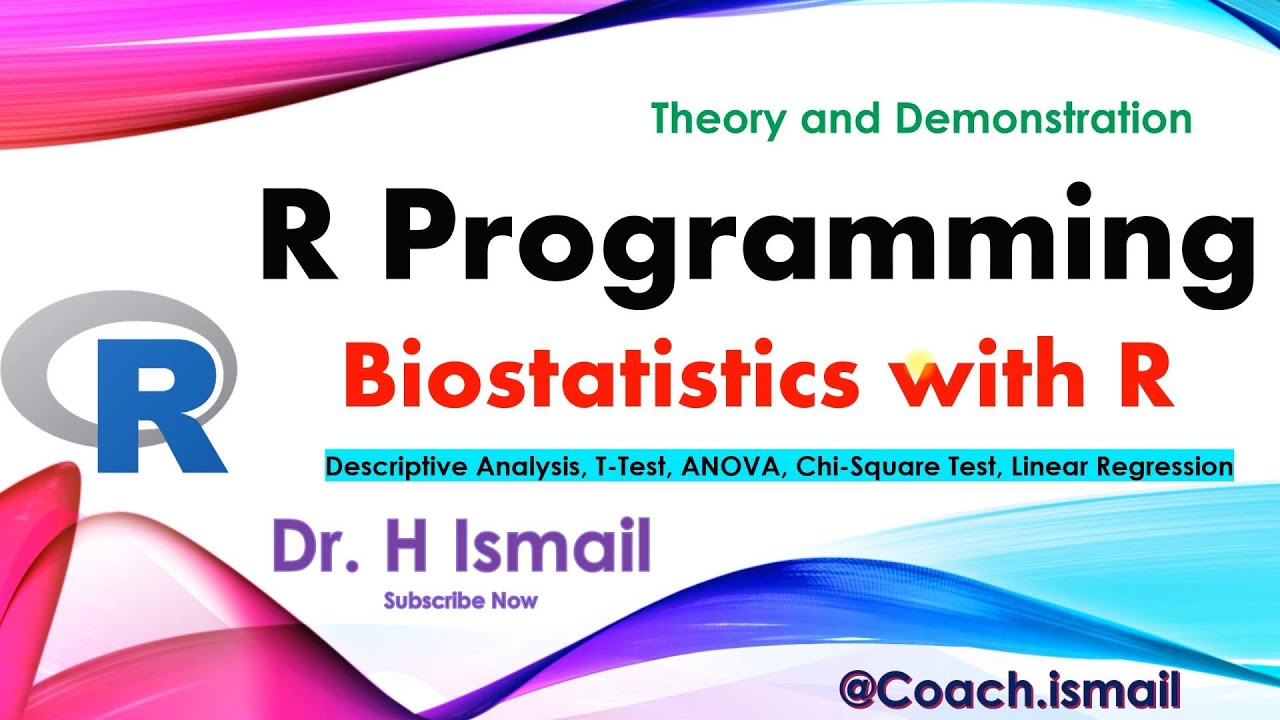 Biostatistics with R | Hypothesis Testing | P value | Descriptive Stats ...