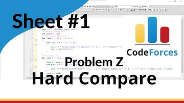 ICPC Assiut Sheet | Sheet 1 | problem Z | Hard Compare | Mazen Labs