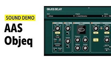 AAS Objeq Sound Demo (no talking)