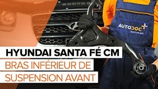 Comment changer Bras de Suspension Hyundai Santa Fe sm - guide vidéo