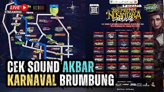🔴 Live Cek Sound Brewog Audio Karnaval Brumbung Kepung Kediri