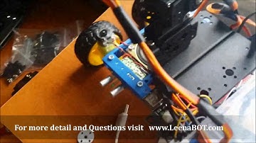 6 DOF Robot arm assembly Voice Controlled Robot LeenaBOT