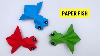 How To Make Easy Origami Paper Fish For Kids / Nursery Craft Ideas / Paper Craft Easy / KIDS crafts